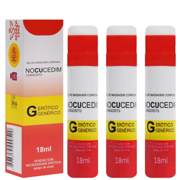 KIT 03 Nocucedim Gel Dessensibilizante 18Ml Segred Love