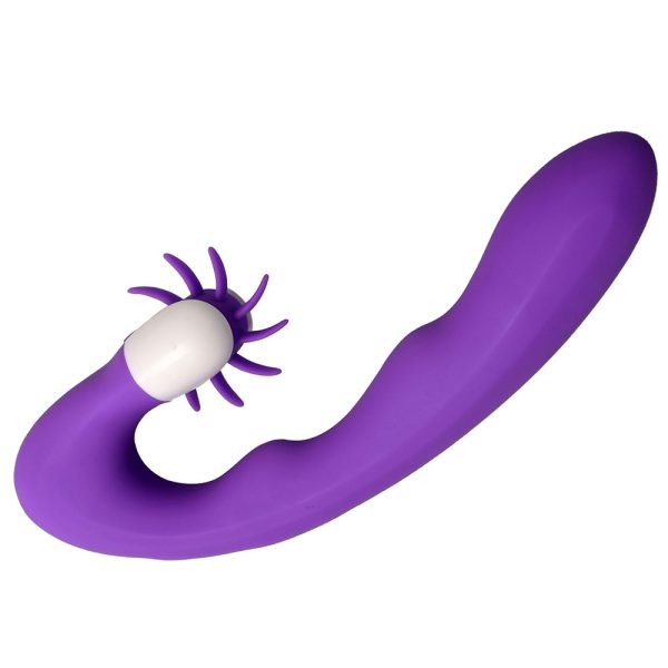 Vibrador Com Estimulador Duplo Clitóris e Ponto G Esquenta - Image 3