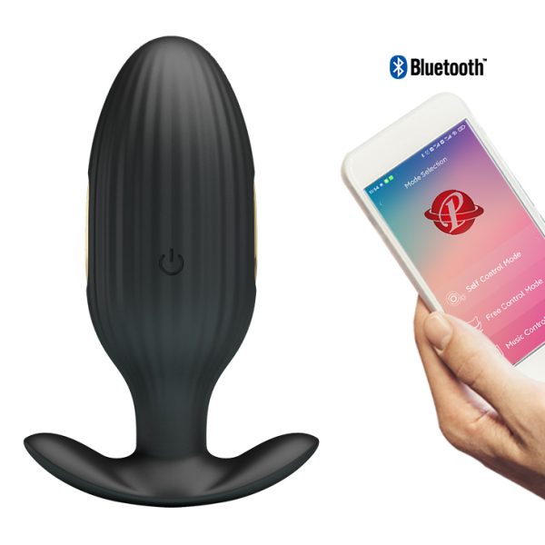 Plug Anal Silicone Jefferson Com Vibrador e Shock Via Aplicativo - Image 8
