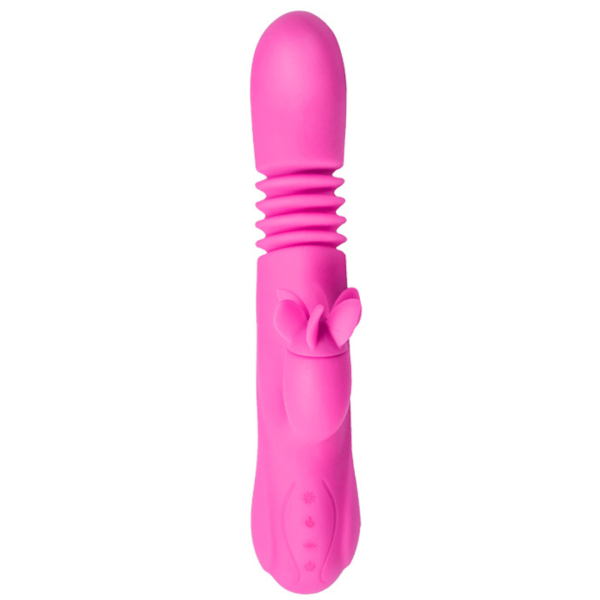 Vibrador Estimulador Vai e Vem Com Aquecimento e Estimulador de Clitóris - Image 4