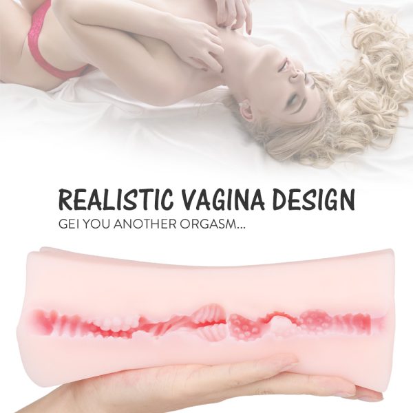 Masturbador Duplo Masculino Vagina e Anus em Silicone Selina - Image 3