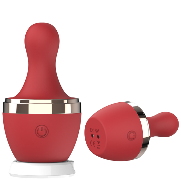Vibrador Massageador Estimulador de Clitóris Egg Vermelho 10 Vibrações