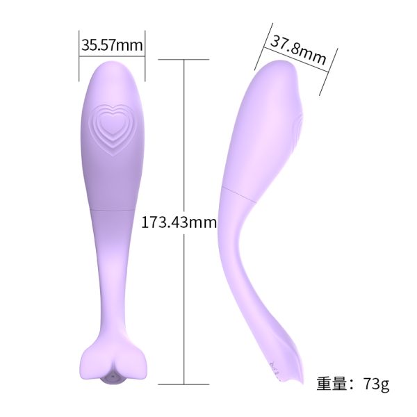Vibrador Massageador Ponto G e Clitóris Aplicativo 9 Velocidades - Image 10
