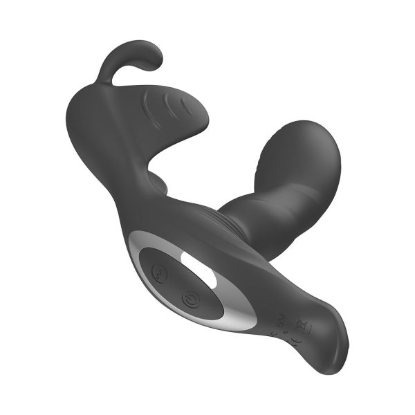 Vibrador Estimulador Silicone Multifuncional Com Controle Preto - Image 4