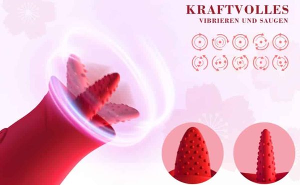 Vibrador Estimulador Língua Com 10 Velocidades Recarregável - Image 3