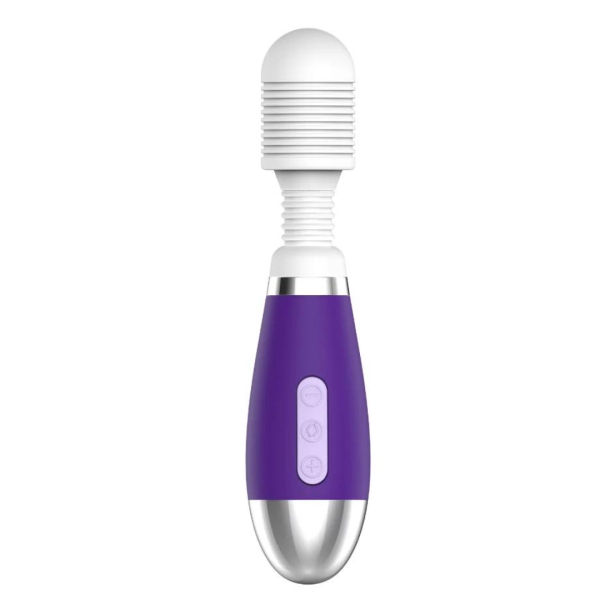 Vibrador Estimulador Corporal Magic Wand Clitóris USB 36 Vibrações - Image 4