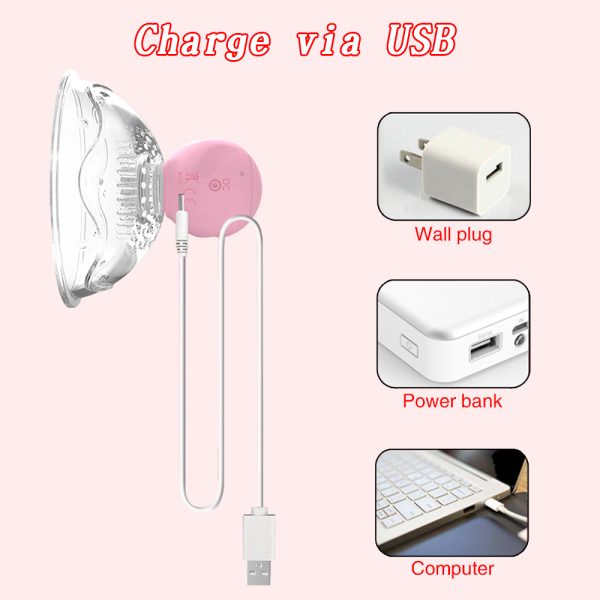 Massageador de Mamilos rotativo com 10 Modos de Rotação Recarregável - Image 4
