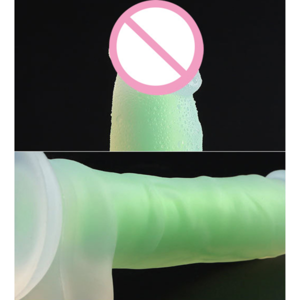 Prótese Realística Neon Verde em Silicone Liquido - 21x4CM - Image 6