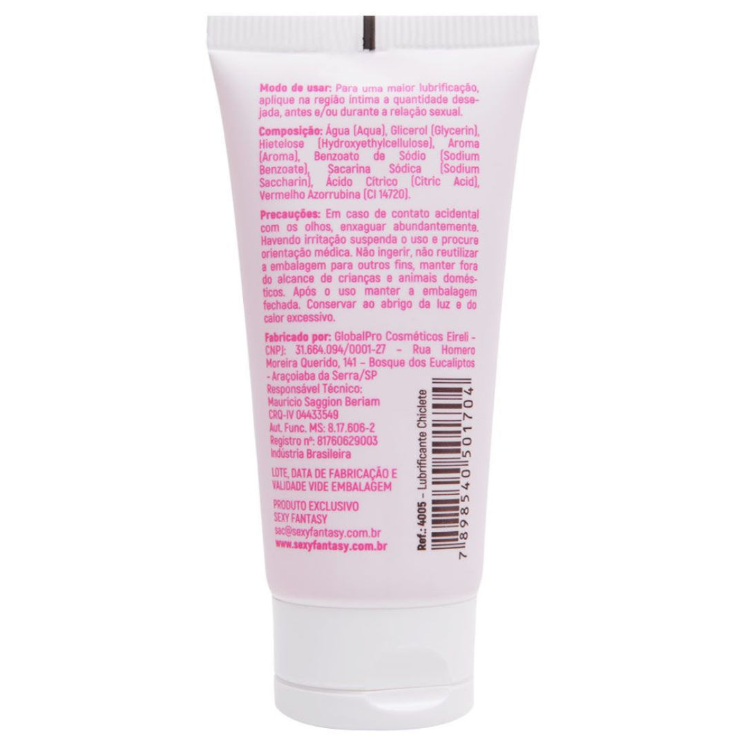 Lubrificante Íntimo de Chiclete Beijável 60G - Sexy Fantasy - Imagem 3
