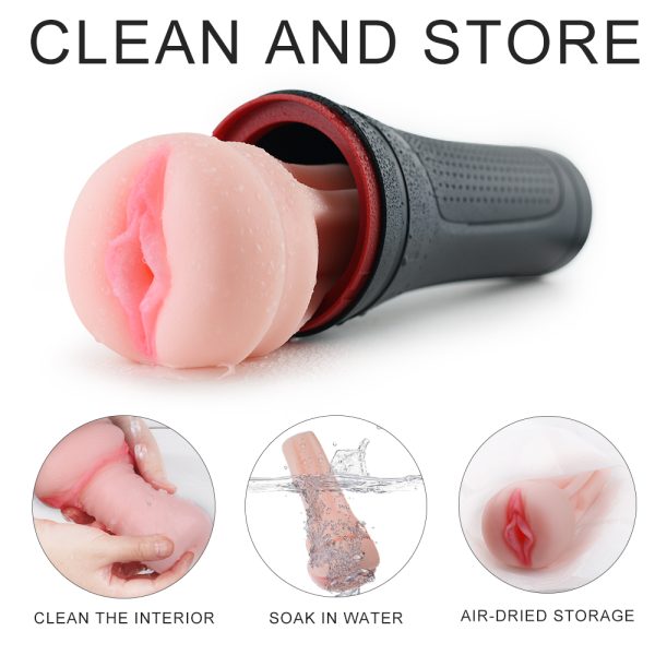 Masturbador Masculino Vagina Realista Hercules 19x8 Cm - Image 5