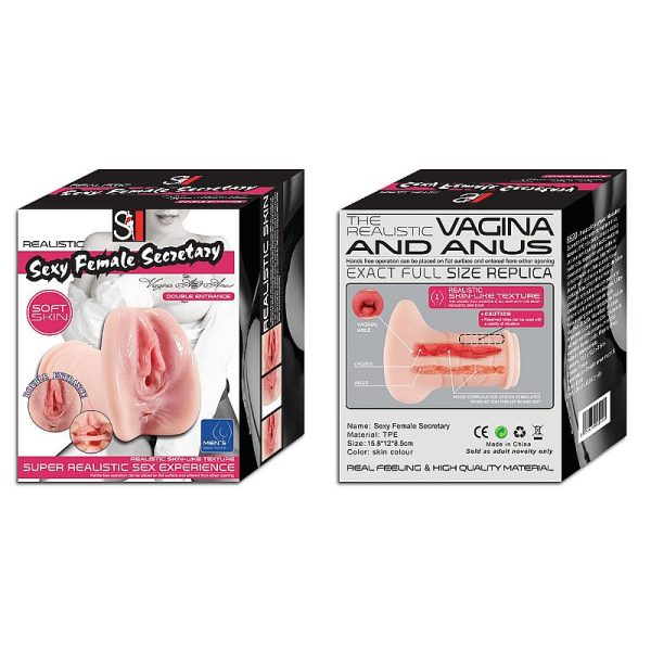 Masturbador Realistico Formato Vagina e Ânus - The Realistic - Image 8