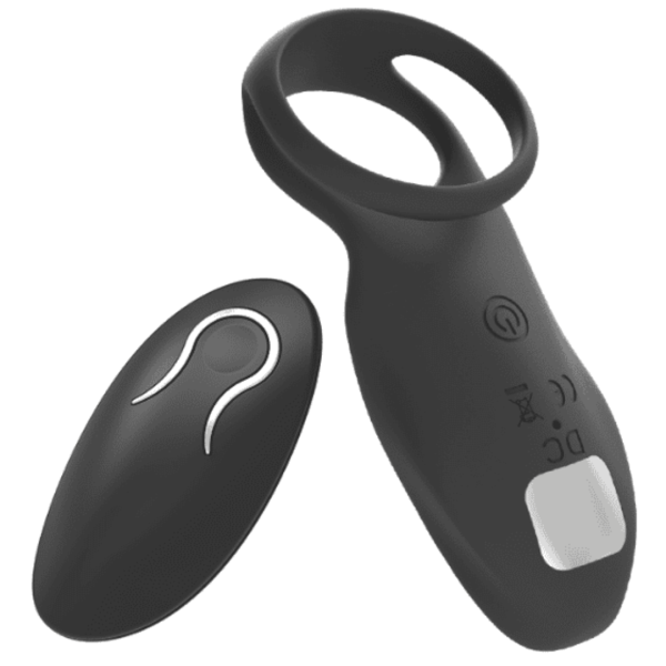 Anel Peniano com Controle Sem Fio e 12 Vibração Recarregável - Image 3