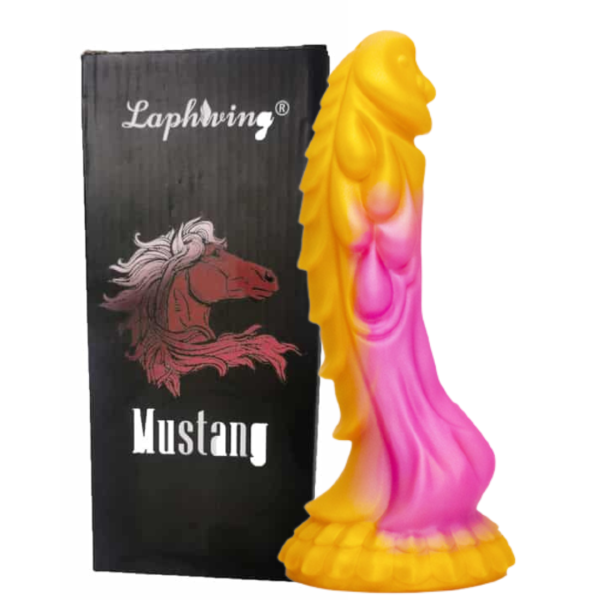 Prótese Dildo Realístico Monstro Em Neon de Silicone 22x4cm - Image 4