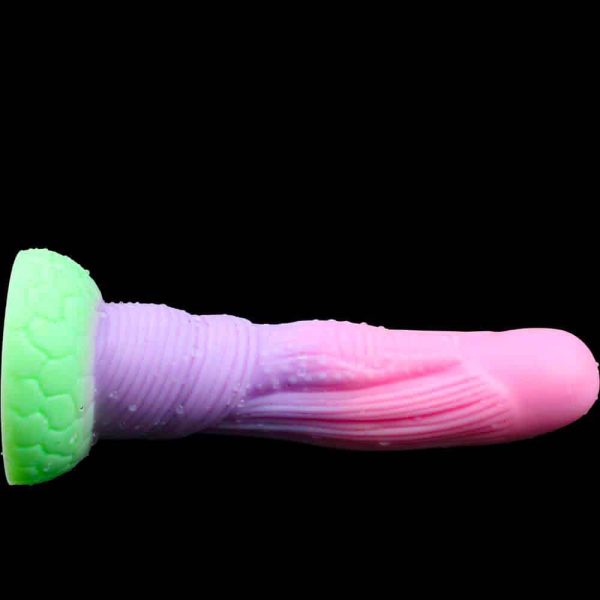 Prótese Realística Colorida Neon em Silicone - 18,5 x 3,5cm - Image 2