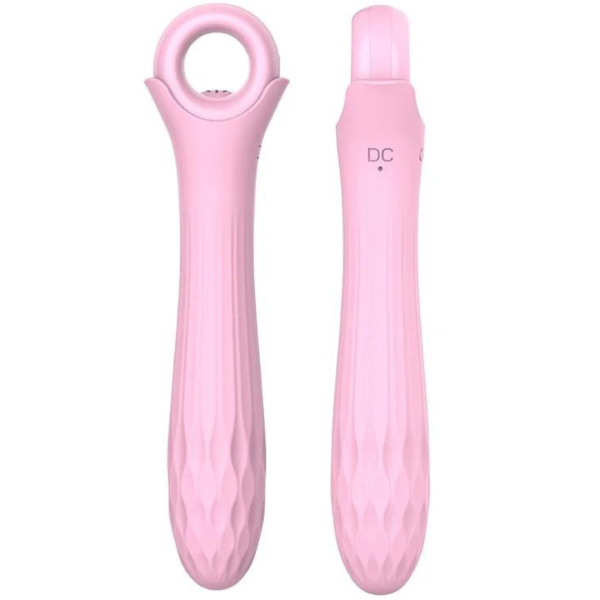 Vibrador Rosa Personal Bullet Recarregável Ponto G 12 Vibrações