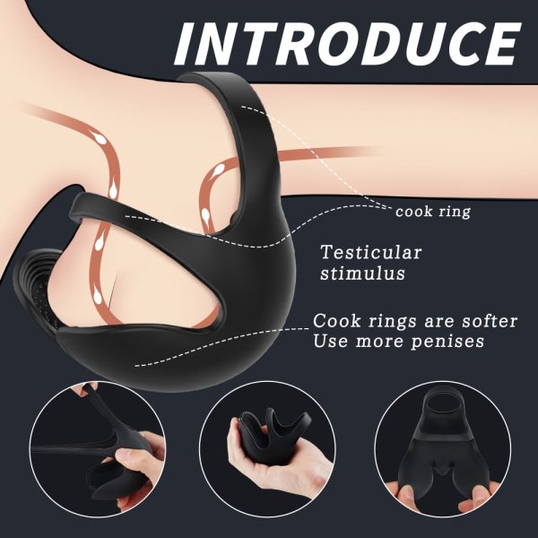 Anel Peniano com Vibro Massageador de Testículos E Controle - Image 3