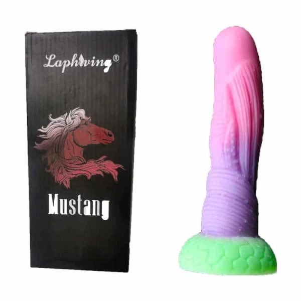 Prótese Realística Colorida Neon em Silicone - 18,5 x 3,5cm - Image 5