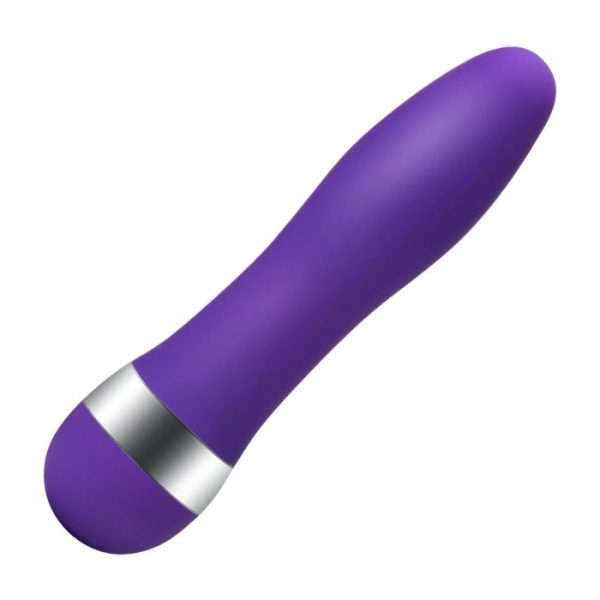 Vibrador Formato Liso Com Multivelocidade Aveludado 11×2,7 Cm - Image 2