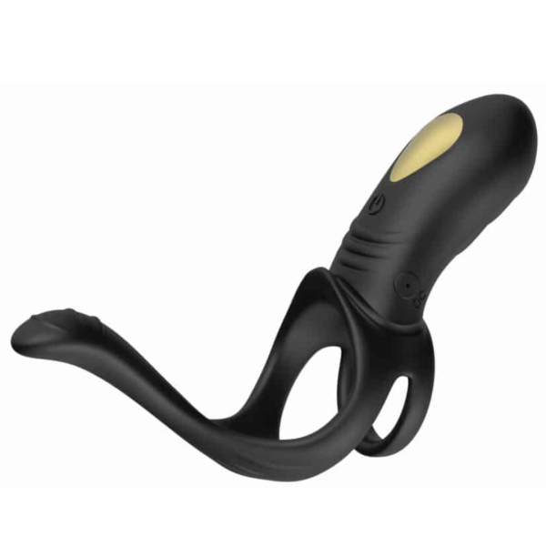 Anel Peniano Com Estimulador Recarregável de 9 Vibração - Image 5
