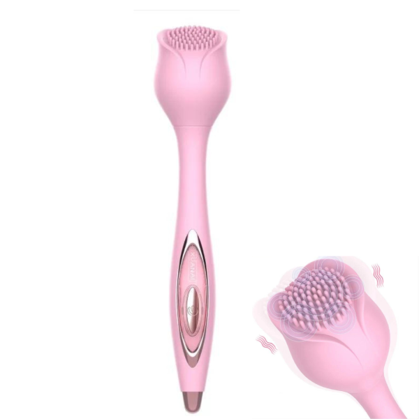 Vibrador Massageador Com Cerdas Estimuladoras Na Ponta 12 Vibrações - Image 3