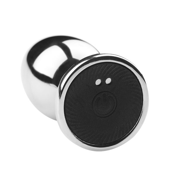 Plug Anal Metal Cromado Luxo 10 Vibrações USB Com Controle - Image 6