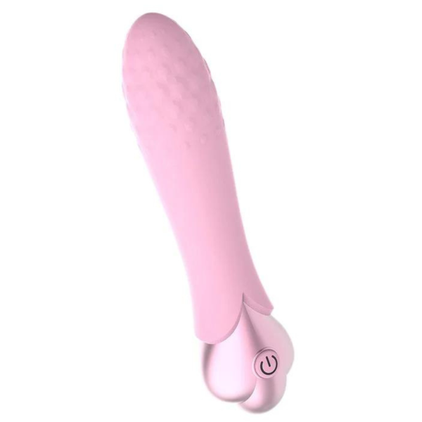 Vibrador Estimulador de Clitóris Recarregável Rosa Silicone ABS - Image 2