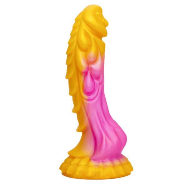 Prótese Dildo Realístico Monstro Em Neon de Silicone 22x4cm - Image 2