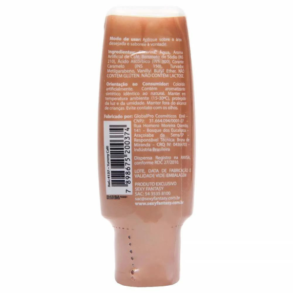 Yummy Gel Térmico Comestível no Sabor Cafe 15Ml Sexy Fantasy - Image 3
