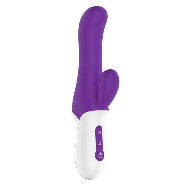 Vibrador Duplo Com Estimulador Ponto G e Clitóris 7 Velocidades - Image 4