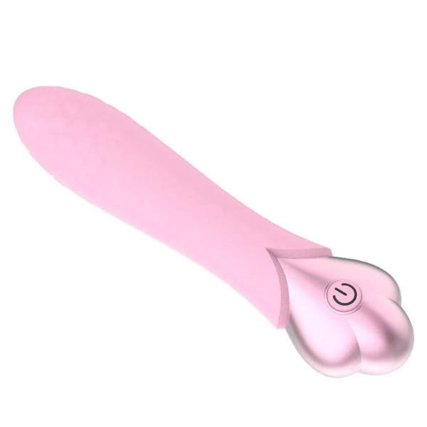 Vibrador Estimulador de Clitóris Recarregável Rosa Silicone ABS - Image 4