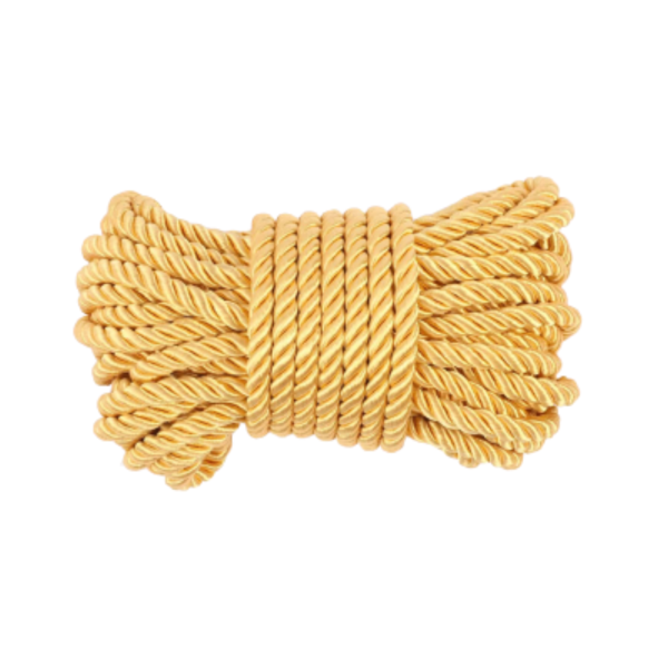 Corda Fetish-Shibari BDSM de 10 Metros na cor Amarelo - Image 4