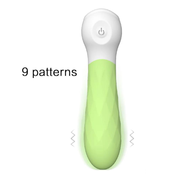 Vibrador Massageador De Clitóris Ponto G Verde 9 Vibrações - Image 3