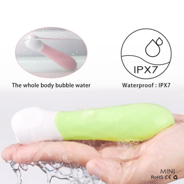 Vibrador Massageador De Clitóris Ponto G Verde 9 Vibrações - Image 6