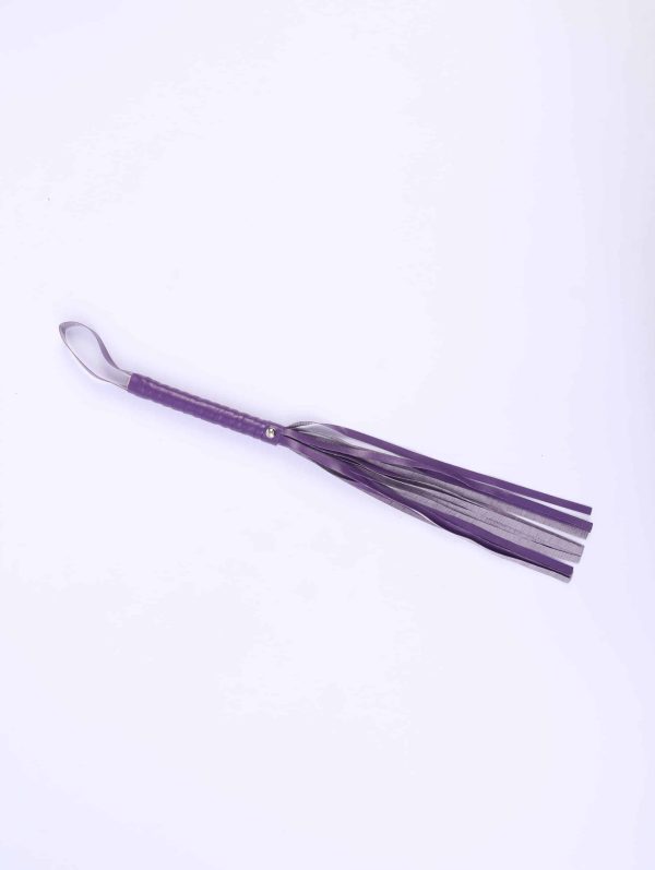 Chicote em Tiras Flogger Na cor Roxo com Tamanho de 35CM - Image 8