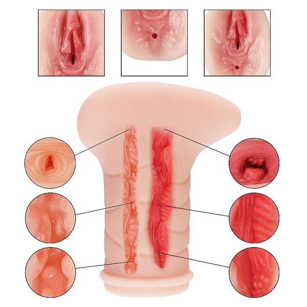 Masturbador Realistico Formato Vagina e Ânus - The Realistic - Image 5