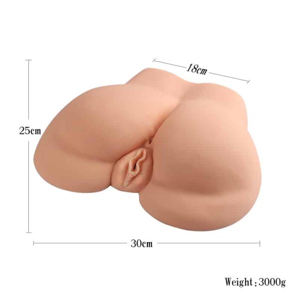 Masturbador Bunda com Vagina Realística Formato Quadril - Image 3
