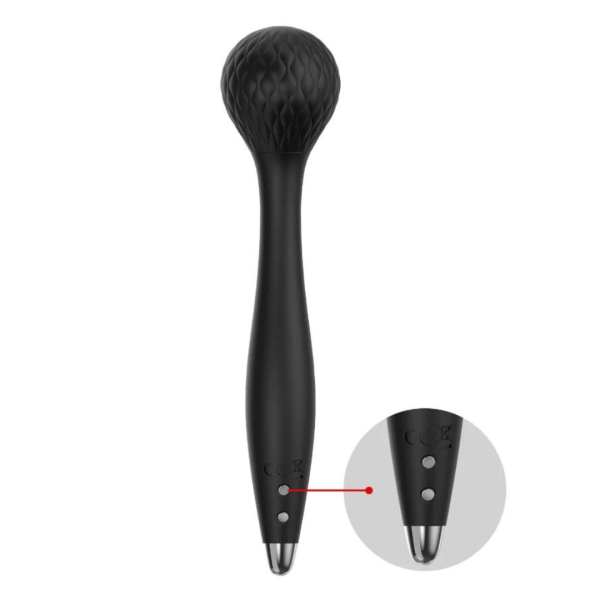 Vibrador Silicone Preto 12 Velocidades Estimuladora de Clitóris - Image 2