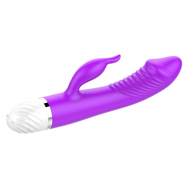 Vibrador com Estimulador de Clitóris Em Silicone - 19x3,2 CM - Image 6