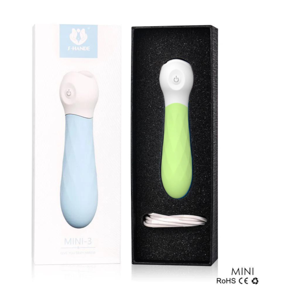 Vibrador Massageador De Clitóris Ponto G Verde 9 Vibrações