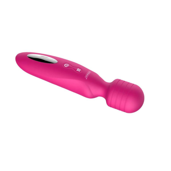 Varinha Magica Rosa Massageador Corporal Magic Wand 12 Vibrações - Image 3