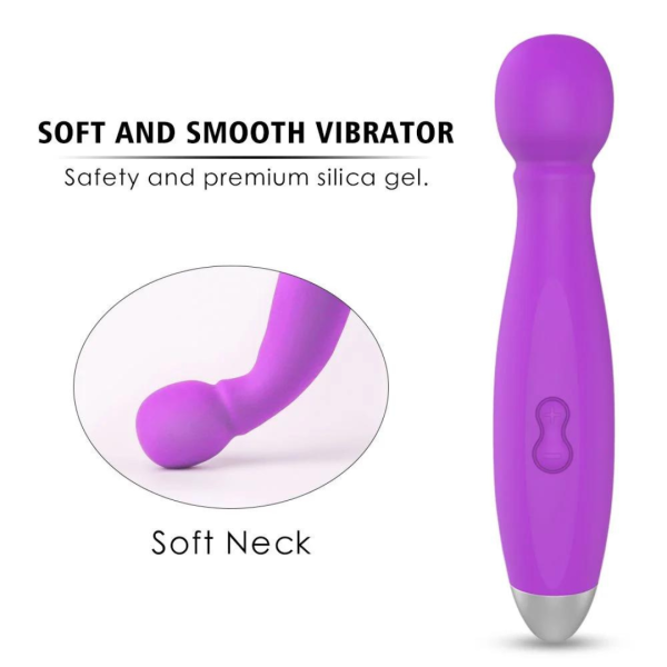 Vibrador Massageador Corporal Varinha Magica 9 Velocidades Bowling - Image 3