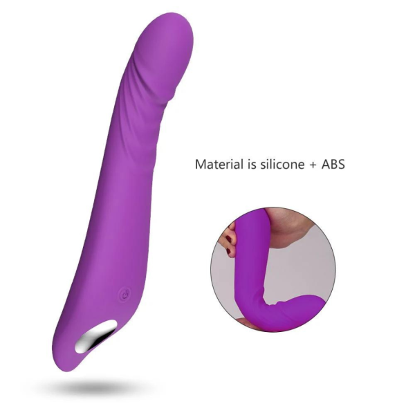 Vibrador Silicone Massageador de Ponto G ARES 9 Velocidades - Image 3