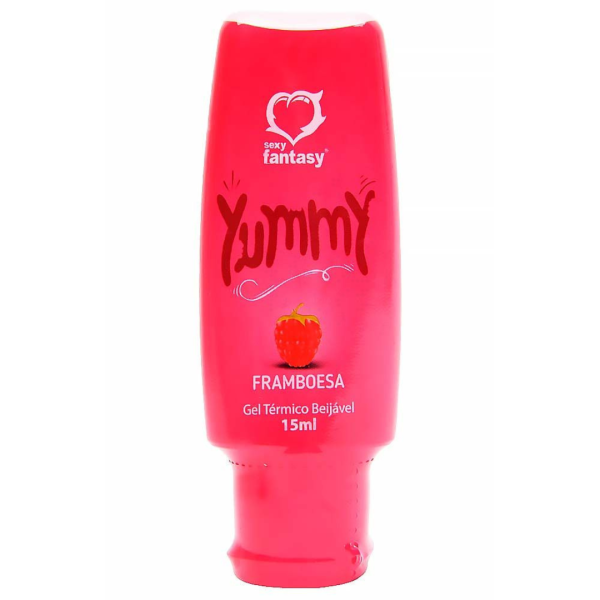 Yummy Gel Térmico Comestível de Framboesa 15Ml Sexy Fantasy