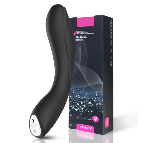 Vibrador Preto 12 Vibrações Estimula o Ponto G Recarregável USB