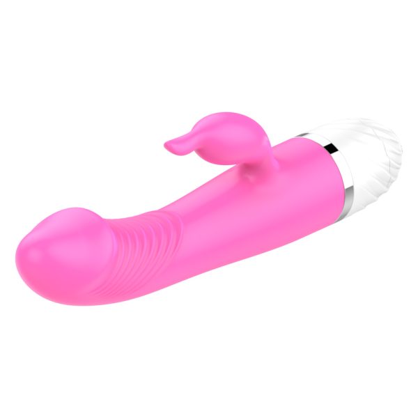 Vibrador com Estimulador de Clitóris Em Silicone - 19x3,2 CM - Image 4