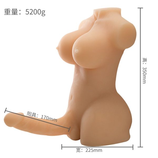 Masturbador Corpo Feminino com Protése e Orificio penetrável - Image 2