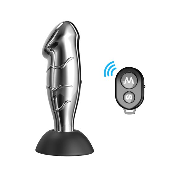 Plug Anal de Aço com Controle de 10 Vibrações Recarregável - Image 4