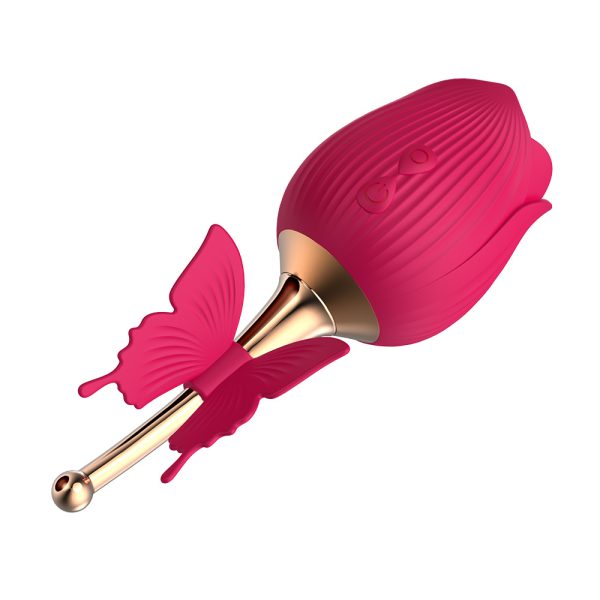 Vibrador Flor com Borboleta 10 modos de vibração e pulsação - Image 2