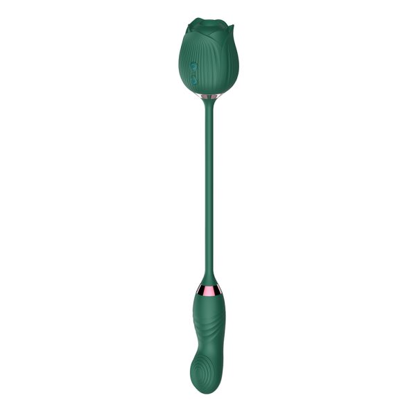 Vibrador Flor Ponta Dupla Funções Com Sugador e Aquecimento - Image 5
