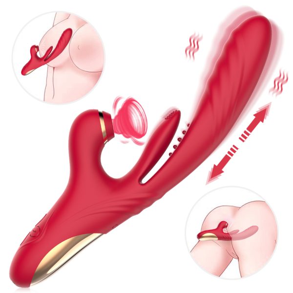 Vibrador Recarregável em Silicone Cirúrgico com Multi Função - Image 3